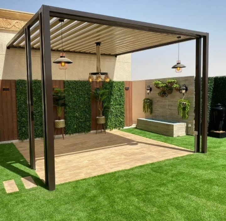 مظلات مواقف سيارات