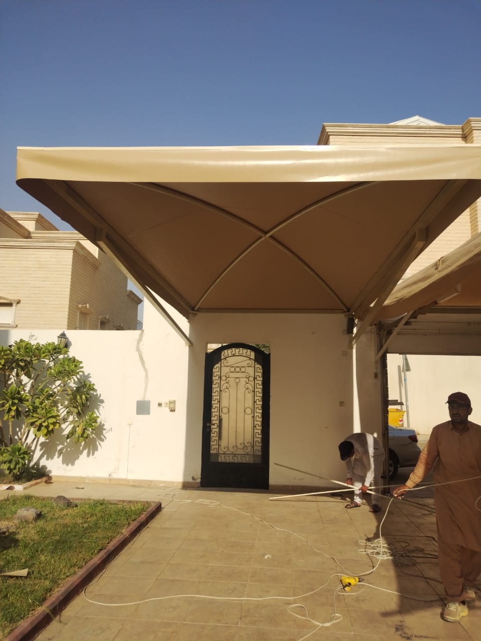 تركيب سواتر حديد بأسلوب احترافي